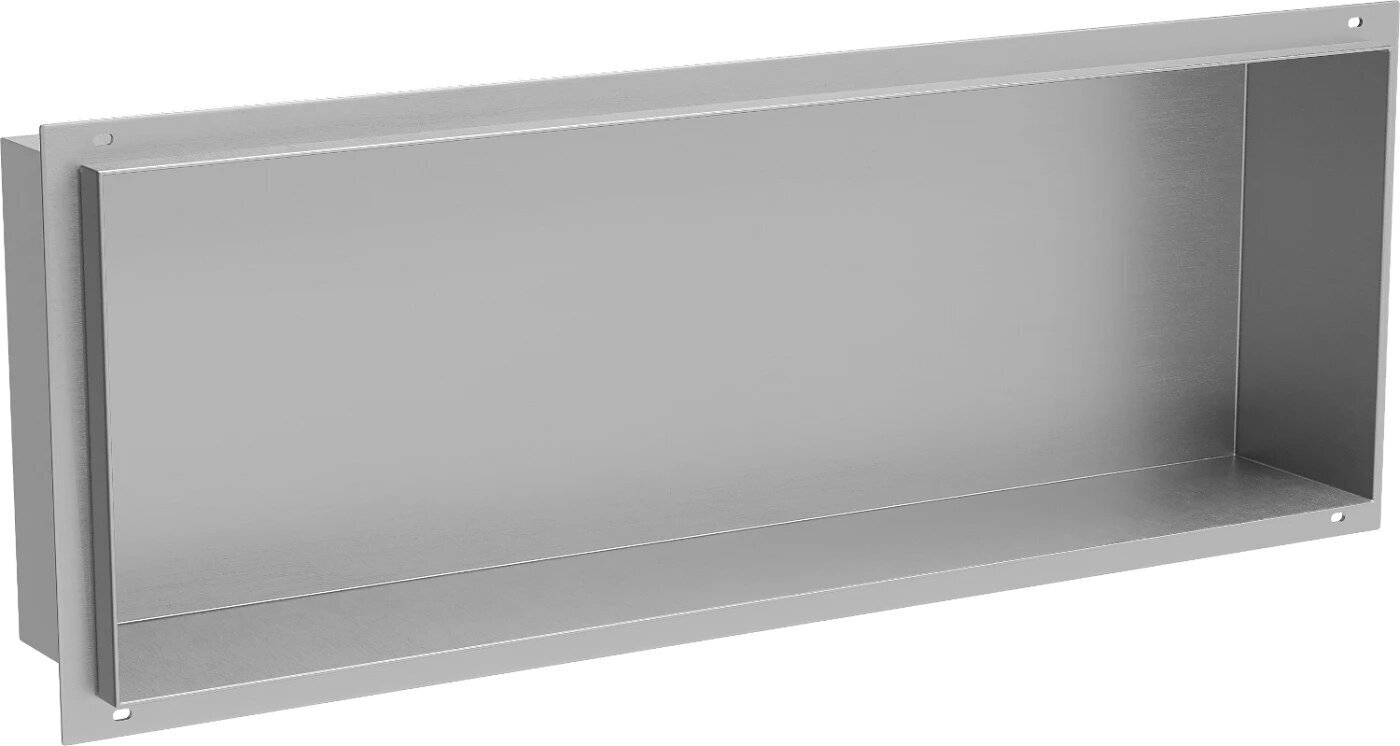 Mexen X-Wall-NR iebūvējams sienas plaukts, 60x20 cm, Inox cena un informācija | Vannas istabas aksesuāri | 220.lv