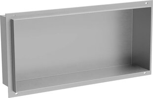 Mexen X-Wall-NR iebūvējams sienas plaukts, 45x20 cm, Inox цена и информация | Аксессуары для ванной комнаты | 220.lv