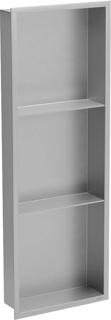 Mexen X-Wall-R iebūvējams sienas plaukts 3l, 90x30 cm, Inox cena un informācija | Vannas istabas aksesuāri | 220.lv