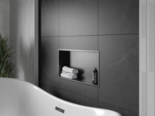 Mexen X-Wall-R iebūvējams sienas plaukts, 60x30 cm, Black цена и информация | Аксессуары для ванной комнаты | 220.lv