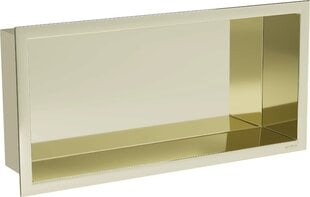 Mexen X-Wall-R iebūvējams sienas plaukts, 45x20 cm, Gold cena un informācija | Vannas istabas aksesuāri | 220.lv