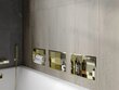 Mexen X-Wall-R iebūvējams sienas plaukts, 30x20 cm, Gold cena un informācija | Vannas istabas aksesuāri | 220.lv