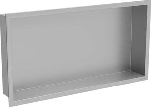 Mexen X-Wall-R iebūvējams sienas plaukts, 60x30 cm, Inox цена и информация | Аксессуары для ванной комнаты | 220.lv