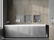 Mexen X-Wall-R iebūvējams sienas plaukts, 30x30 cm, Inox cena un informācija | Vannas istabas aksesuāri | 220.lv