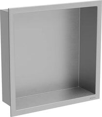 Mexen X-Wall-R iebūvējams sienas plaukts, 30x30 cm, Inox цена и информация | Аксессуары для ванной комнаты | 220.lv