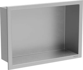 Mexen X-Wall-R iebūvējams sienas plaukts, 30x20 cm, Inox цена и информация | Аксессуары для ванной комнаты | 220.lv