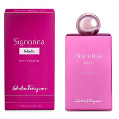 Salvatore Ferragamo Signorina Ribelle Shower Gel 200ml цена и информация | Парфюмированная женская косметика | 220.lv