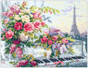 Набор для вышивания Magic Needle  "Melodies of Paris" 520-560 цена и информация | Принадлежности для вышивания | 220.lv