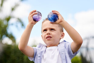 Набор сенсорных радужных блестящих мячиков, 7 шт цена и информация | Развивающие игрушки | 220.lv