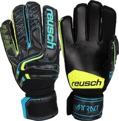 Вратарские перчатки Reusch Attrakt R3 50 70 735 7052, черные цена и информация | Reusch Спорт, досуг, туризм | 220.lv