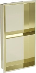 Mexen X-Wall-NR iebūvējams sienas plaukts 2l, 60x30 cm, Gold cena un informācija | Vannas istabas aksesuāri | 220.lv