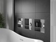 Mexen X-Wall-NR iebūvējams sienas plaukts 2l, 30x30 cm, Inox cena un informācija | Vannas istabas aksesuāri | 220.lv