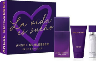 Komplekts Angel Schlesser Femme Magique sievietēm: tualetes ūdens EDT, 100 ml + 15 ml + ķermeņa losjons, 75 ml cena un informācija | Sieviešu smaržas | 220.lv