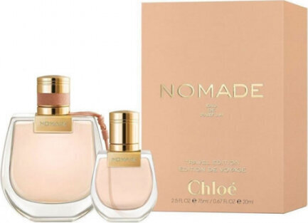 Komplekts Chloé Nomade sievietēm: parfimērijas ūdens EDP, 75 ml + 20 ml цена и информация | Sieviešu smaržas | 220.lv