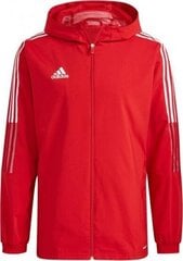 Куртка Adidas Tiro 21, красная цена и информация | Футбольная форма и другие товары | 220.lv
