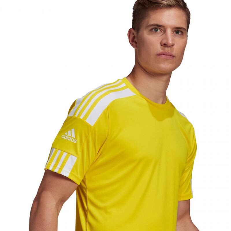 T-krekls Adidas Squadra 21, dzeltens цена и информация | Futbola formas un citas preces | 220.lv