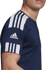 T-krekls Adidas Squadra 21, zils cena un informācija | Futbola formas un citas preces | 220.lv
