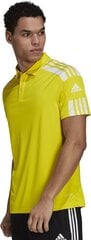 T-krekls Adidas Polo, dzeltens cena un informācija | Futbola formas un citas preces | 220.lv