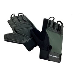 Тренировочные перчатки Tunturi Fitness Gloves Pro Gel, размер XXL, серые/черные цена и информация | Перчатки для йоги, гимнастики, серый цвет | 220.lv