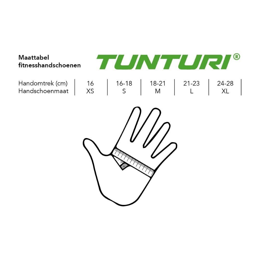 Treniņu cimdi Tunturi Fitness Gloves Pro Gel, L izmērs, pelēki/melni cena un informācija | Sporta cimdi | 220.lv