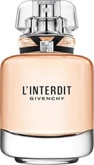 Tualetes ūdens Givenchy L'interdit EDT sievietēm, 80 ml cena un informācija | Sieviešu smaržas | 220.lv