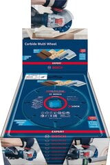 Bosch Professional 10x Expert Carbide Multi Wheel Disces, разделяющие диски (для лиственных пород, Ø 115 мм, аксессуары небольшие угловые шлифовальные средства) цена и информация | Запчасти для садовой техники | 220.lv