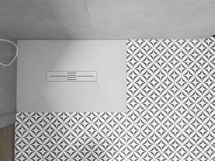 Taisnstūra dušas paliktnis Mexen Toro SMC ar sifonu, White, 130x70,80,90 cm cena un informācija | Dušas paliktņi | 220.lv