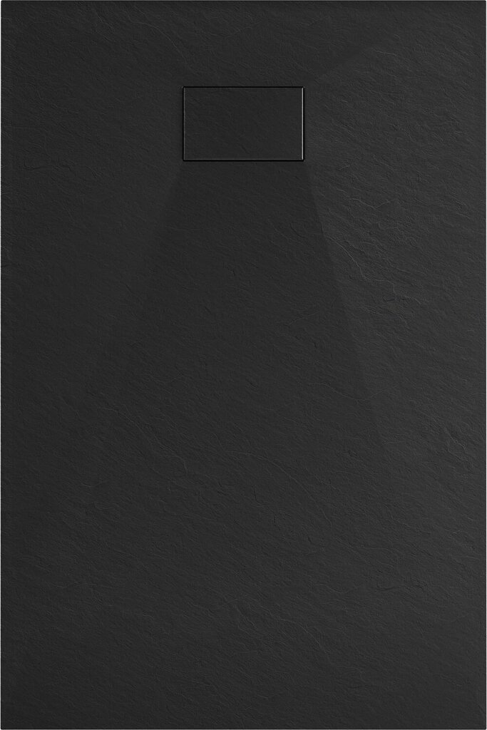 Taisnstūra dušas paliktnis Mexen Hugo SMC ar sifonu, Black, 140x70,80,90 cm цена и информация | Dušas paliktņi | 220.lv