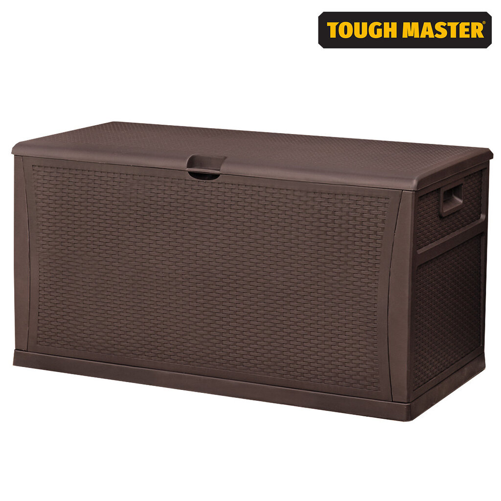 Dārza uzglabāšanas kaste 460 L, 120 x 61 x 63 cm UK BRAND, TOUGH MASTER® TM-SBR46 цена и информация | Komposta kastes un āra konteineri | 220.lv