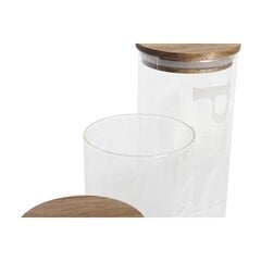 3 burkas DKD Home Decor (10,2 x 10,2 x 27,7 cm) цена и информация | Посуда для хранения еды | 220.lv