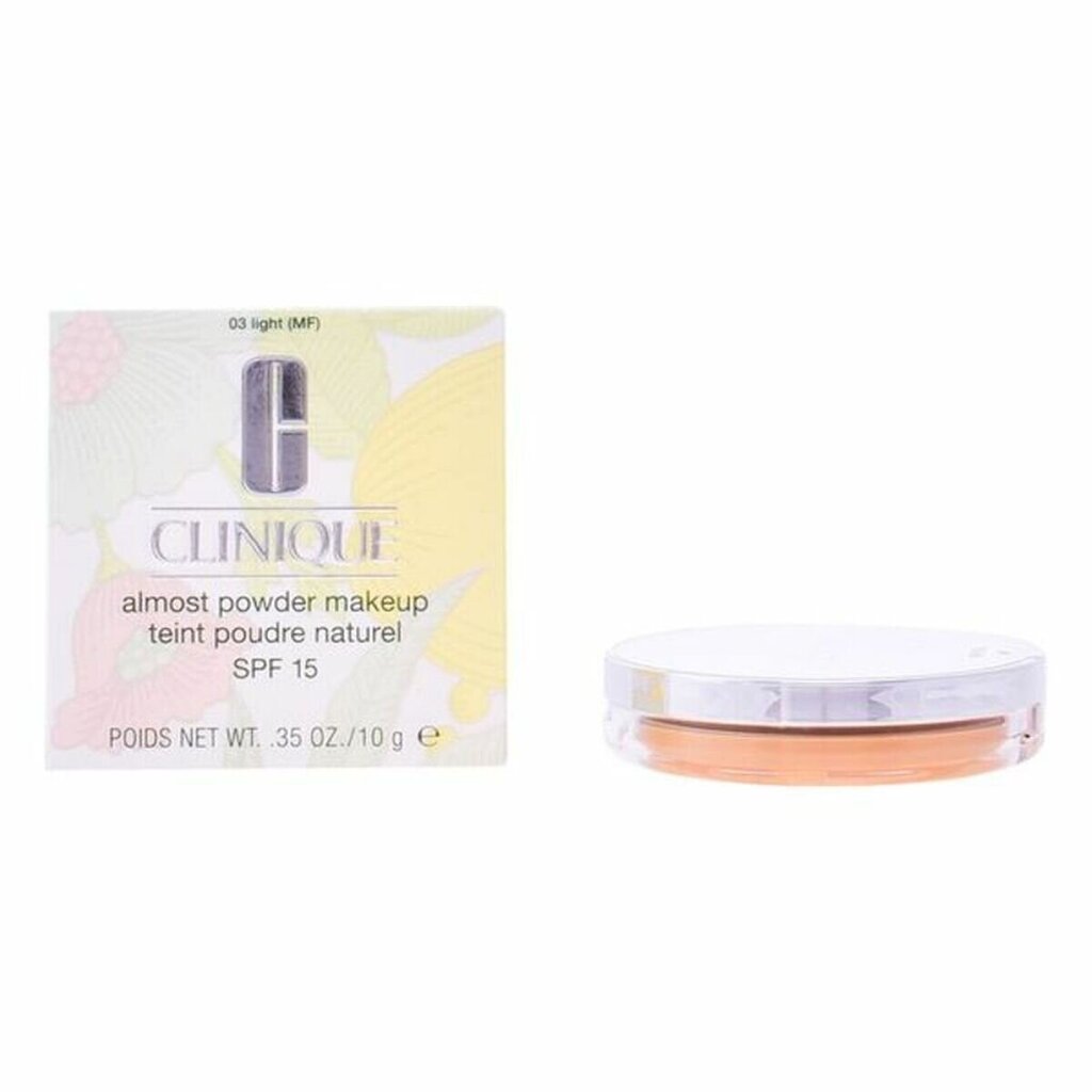 Pūderēts Grims Clinique Almost Powder 03-light (10 g) cena un informācija | Grima bāzes, tonālie krēmi, pūderi | 220.lv