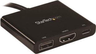 Адаптер Startech CDP2HDUACP, HDMI, USB-C 3.2, USB A, 1м цена и информация | Адаптеры и USB разветвители | 220.lv