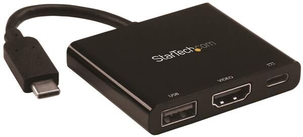 Startech CDP2HDUACP, HDMI, USB-C 3.2, USB A, 1m cena un informācija | Adapteri un USB centrmezgli | 220.lv