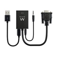 VGA - HDMI adapteris Ewent EW9866 cena un informācija | Adapteri un USB centrmezgli | 220.lv