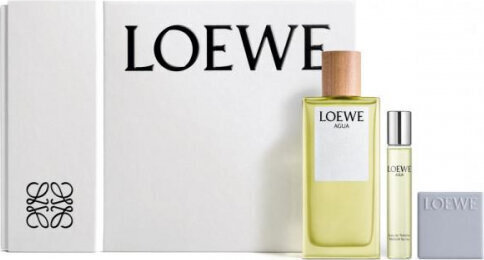 Komplekts Loewe Set Agua Loewe sievietēm: tualetes ūdens EDT, 150 ml + 20 ml cena un informācija | Sieviešu smaržas | 220.lv