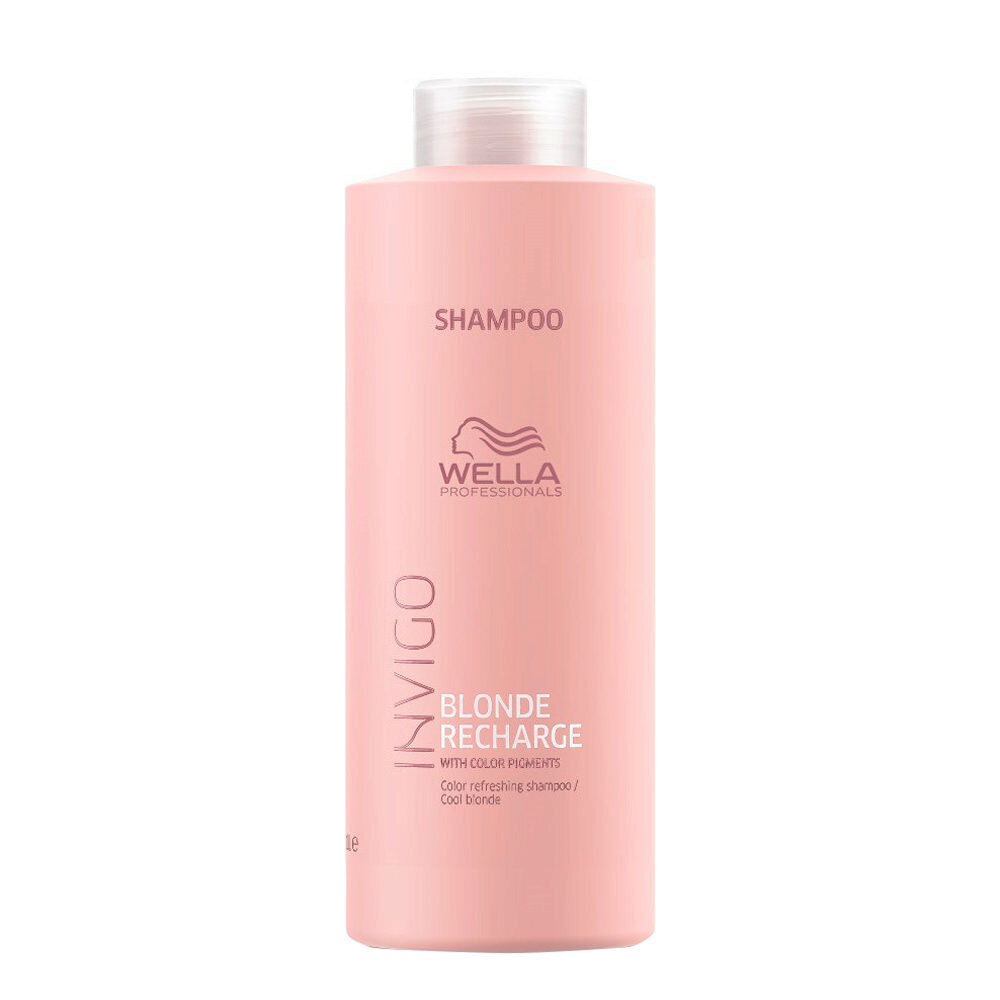 Barojošs matu šampūns Wella Professionals Invigo Blonde Recharge Shampoo, 1000 ml cena un informācija | Šampūni | 220.lv