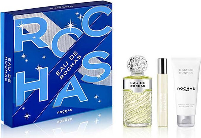 Komplekts sievietēm Rochas Eau De Rochas, 3 gab.. cena un informācija | Sieviešu smaržas | 220.lv