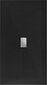 Taisnstūra dušas paliktnis Mexen Hugo SMC ar sifonu, Black+Inox, 110,120,130,140,150,160,170,180,200 x 100 cm cena un informācija | Dušas paliktņi | 220.lv
