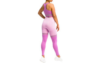 Леггинсы для женщин GymHero Leggins Stripes Mauve цена и информация | Спортивная одежда для женщин | 220.lv
