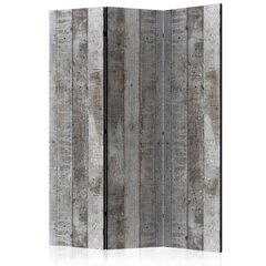 3-daļīgs aizslietnis - Concrete Timber [Room Dividers] cena un informācija | Aizslietņi | 220.lv