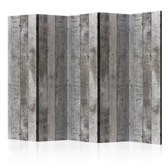 5-daļīgs aizslietnis - Concrete Timber II [Room Dividers] cena un informācija | Aizslietņi | 220.lv