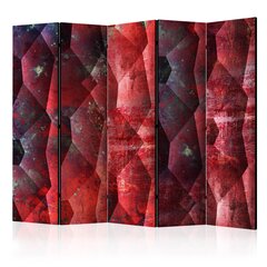 5-daļīgs aizslietnis - Purple Relief II [Room Dividers] cena un informācija | Aizslietņi | 220.lv