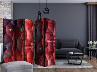 5-daļīgs aizslietnis - Purple Relief II [Room Dividers] cena un informācija | Aizslietņi | 220.lv