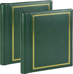Фотоальбом SA20S Magnetic Classic, 20 страниц, зеленый, 2 шт. цена и информация | Рамки, фотоальбомы | 220.lv