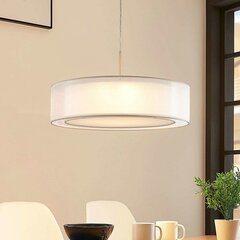 Amon auduma piekaramā lampa ar regulējamām gaismas diodēm, balta cena un informācija | Piekaramās lampas | 220.lv