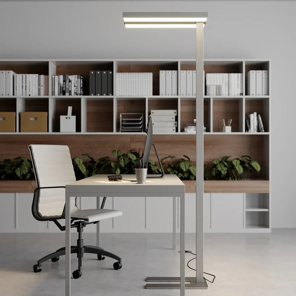 Aptumšojama Logan LED biroja stāvlampa, 4000 K цена и информация | Stāvlampas | 220.lv