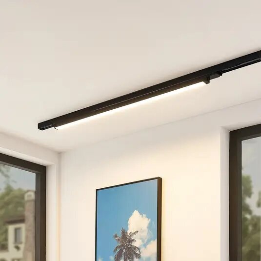 Arcchio Harlow LED lampa melna 109cm 3000K цена и информация | Griestu lampas | 220.lv