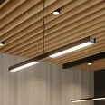 Archchio Rontan LED подвесной офисный светильник, черный