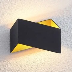 Настенный светильник Archchio Assona LED, черный с золотом цена и информация | Настенные светильники | 220.lv