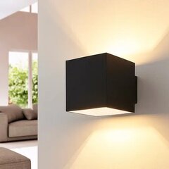 Настенный светильник Archchio Rocco, кубический, черный цена и информация | Настенные светильники | 220.lv